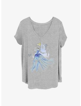 Disney Cinderella Sketch Girls T-Shirt Plus Size, , hi-res