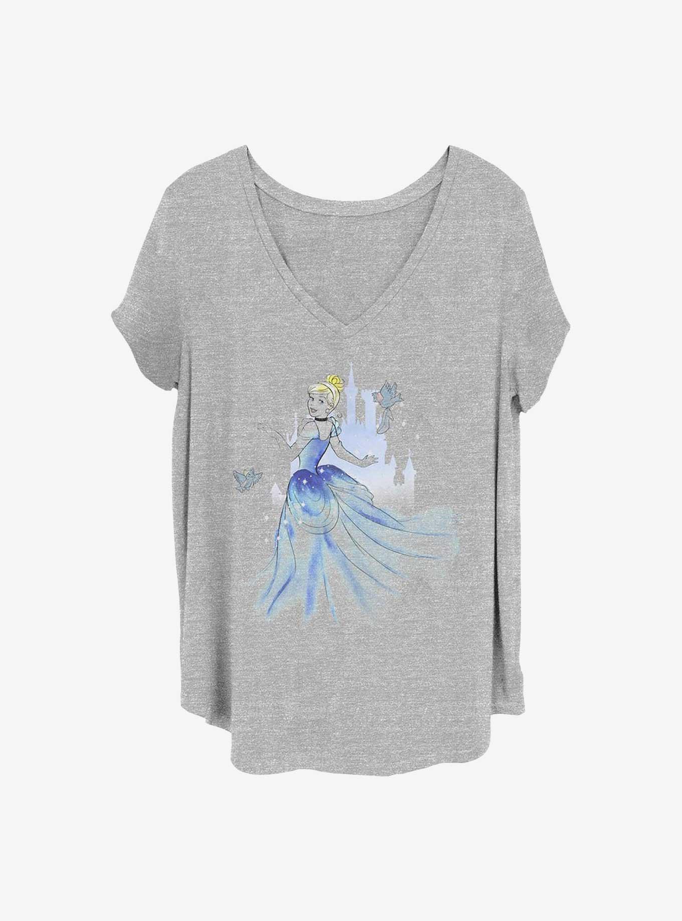 Disney Cinderella Sketch Girls T-Shirt Plus Size, , hi-res