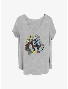 Plus Size Disney Princesses Chillin Girls T-Shirt Plus Size, , hi-res