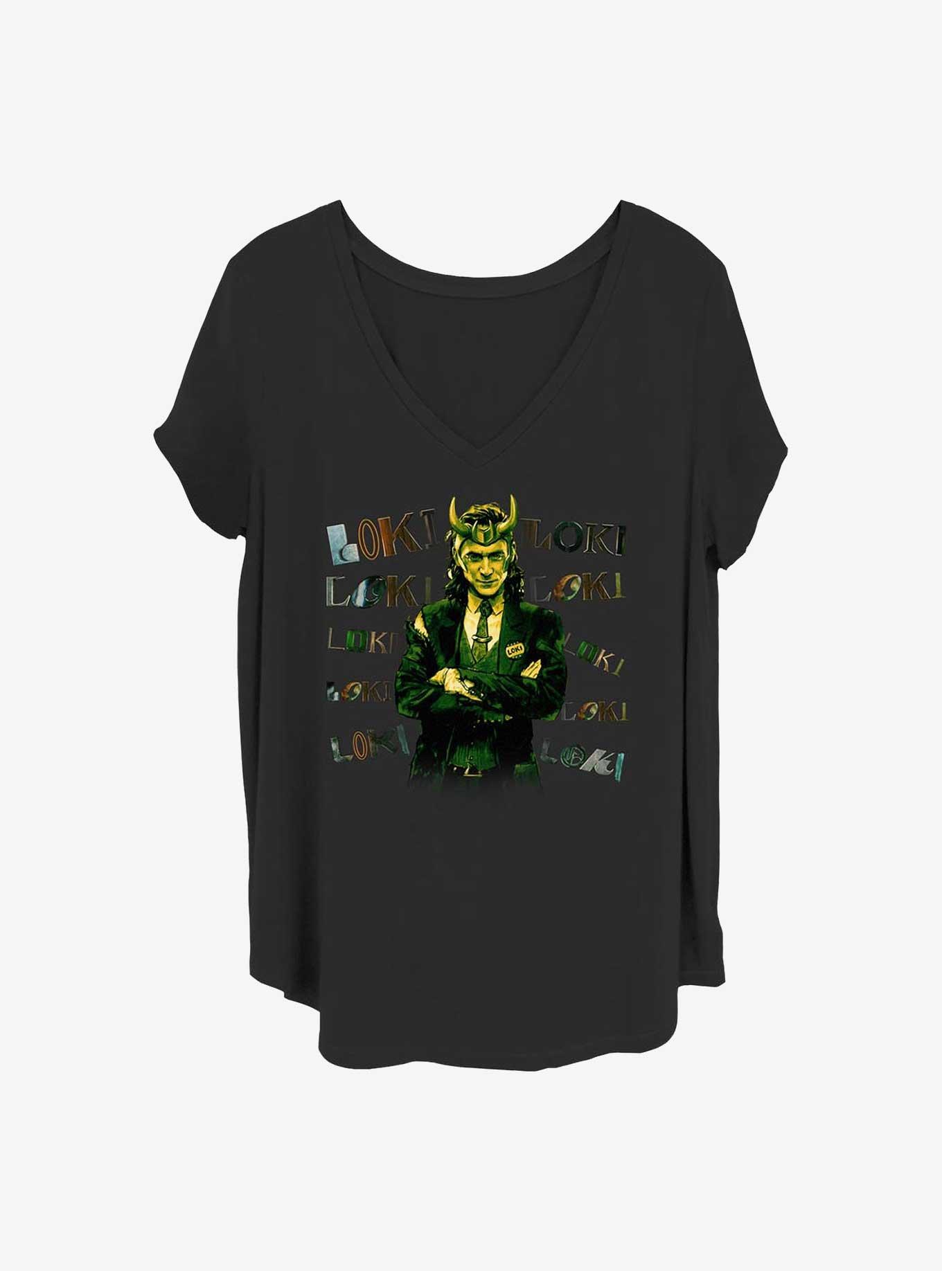 Marvel Loki Chaotic Girls T-Shirt Plus Size