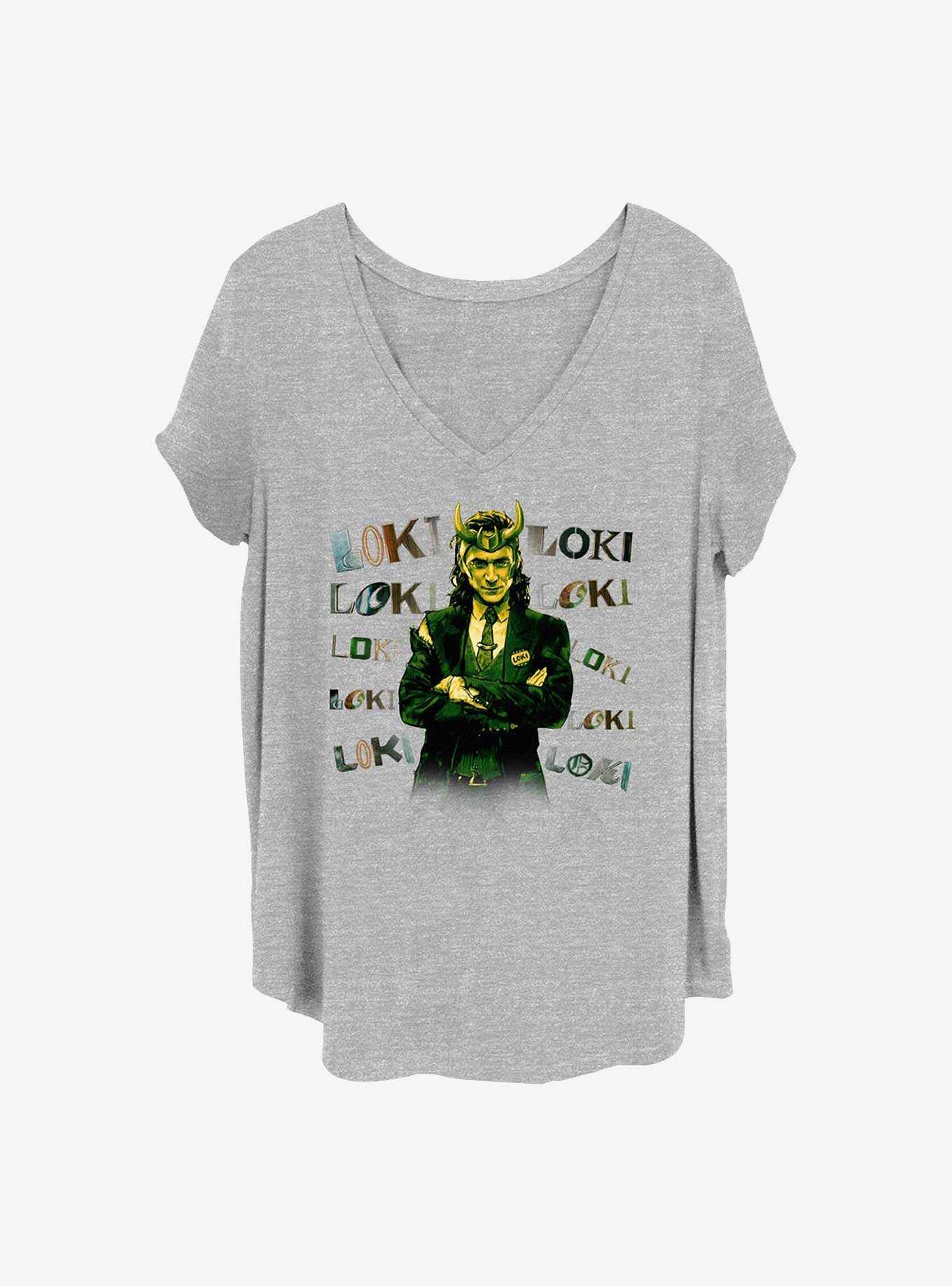 Marvel Loki Chaotic Girls T-Shirt Plus Size, , hi-res