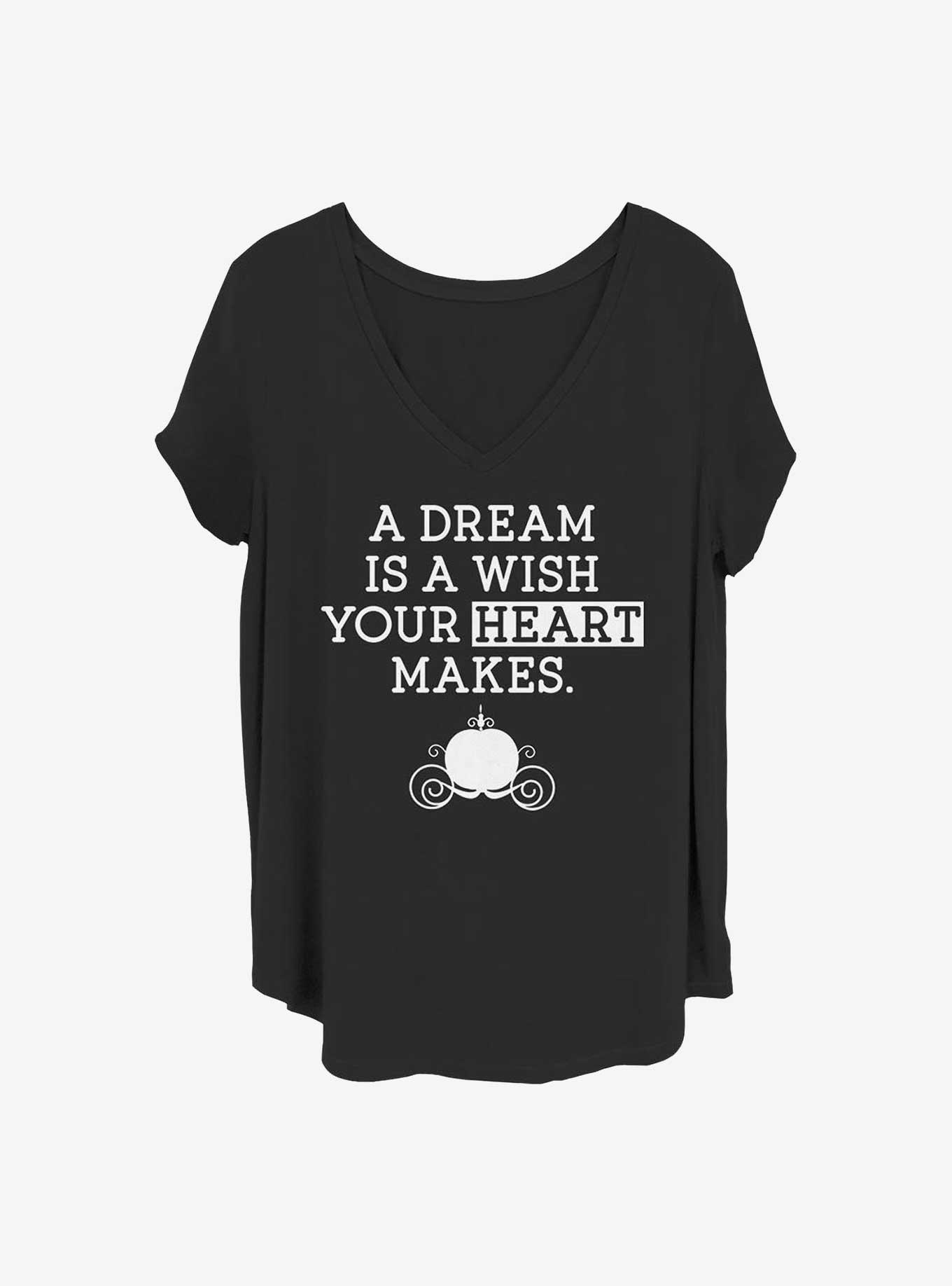 Disney Cinderella Dream Wish Girls T-Shirt Plus Size, BLACK, hi-res