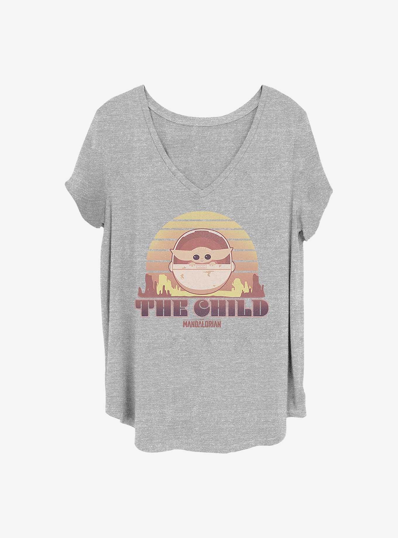 Star Wars The Mandalorian Sunset Child Girls T-Shirt Plus Size, , hi-res