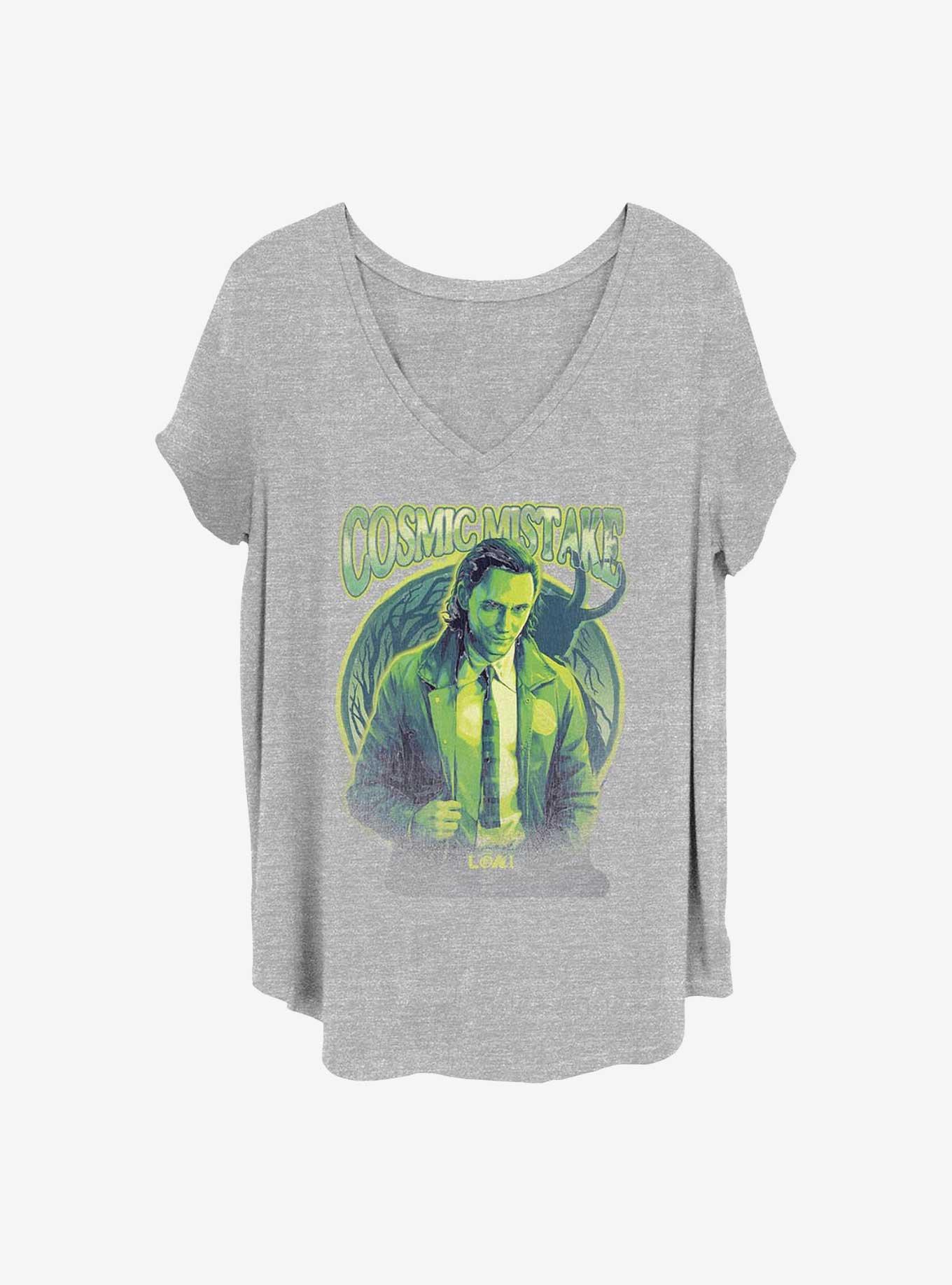 Marvel Loki Cosmic Mistake Girls T-Shirt Plus Size, , hi-res