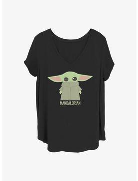 Star Wars The Mandalorian The Child Covered Face Girls T-Shirt Plus Size, , hi-res