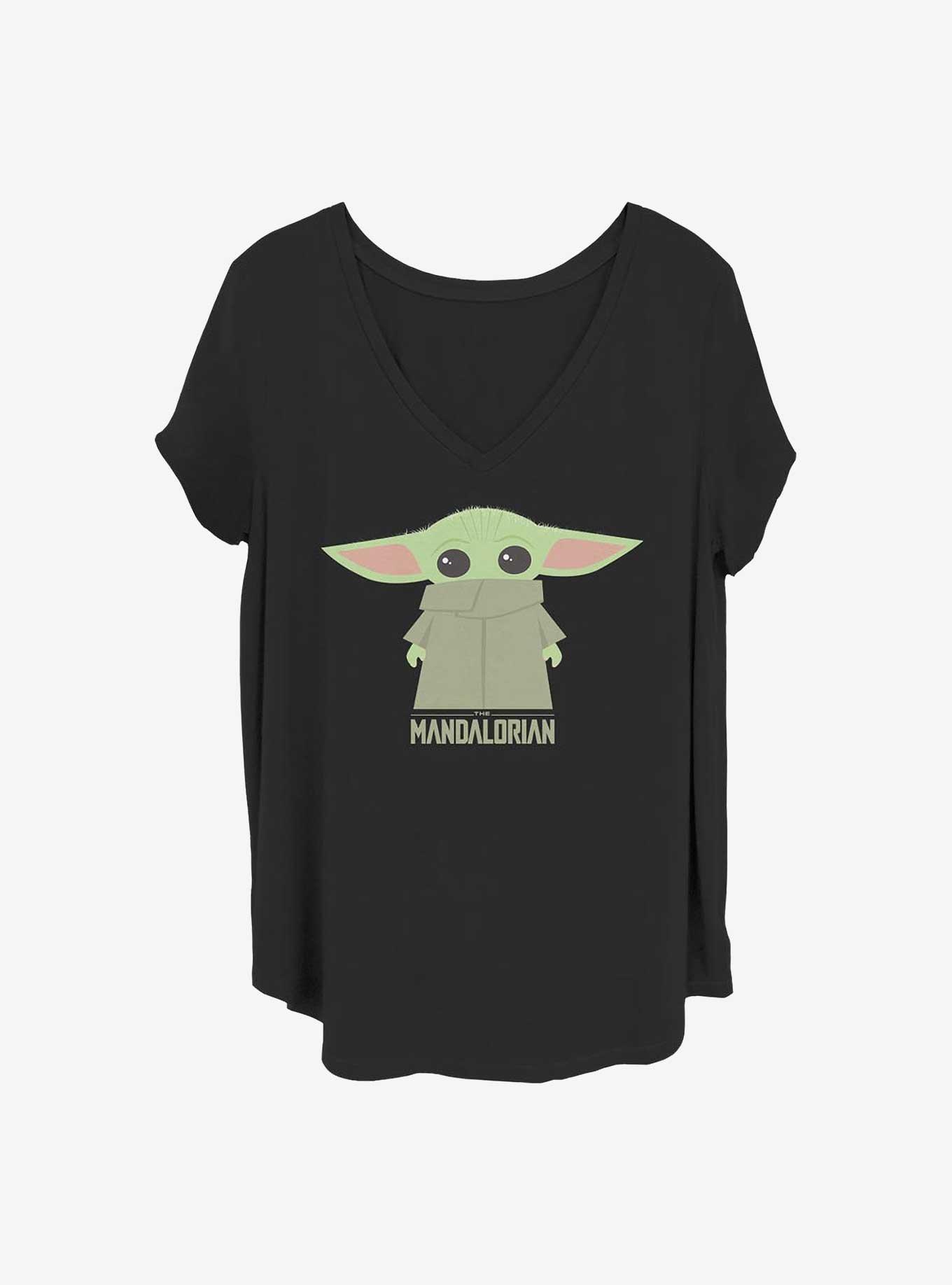 Star Wars The Mandalorian The Child Covered Face Girls T-Shirt Plus Size, , hi-res