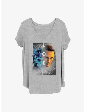 Marvel Loki Dual Self Girls T-Shirt Plus Size, , hi-res