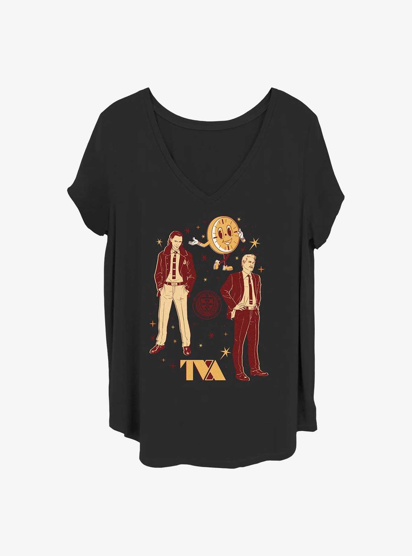 Marvel Loki For All Time Girls T-Shirt Plus