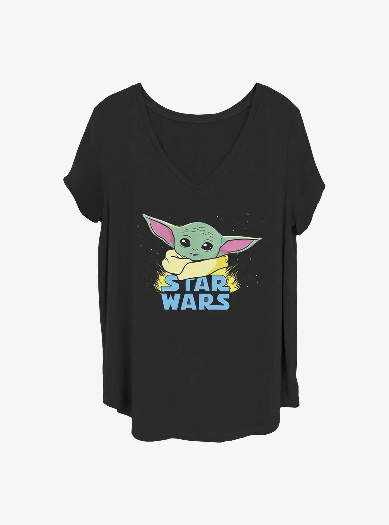 Star Wars The Mandalorian The Child Logo Girls T-Shirt Plus Size, , hi-res