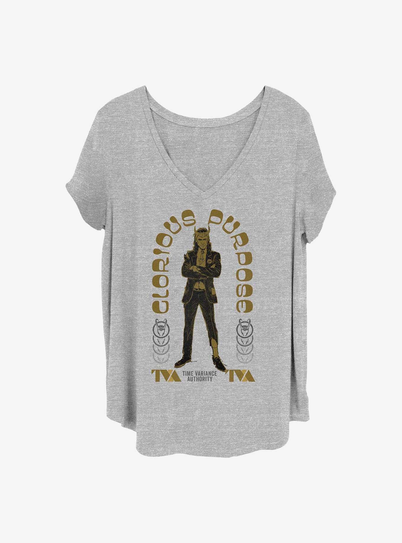 Marvel Loki Glorious Arch Girls T-Shirt Plus