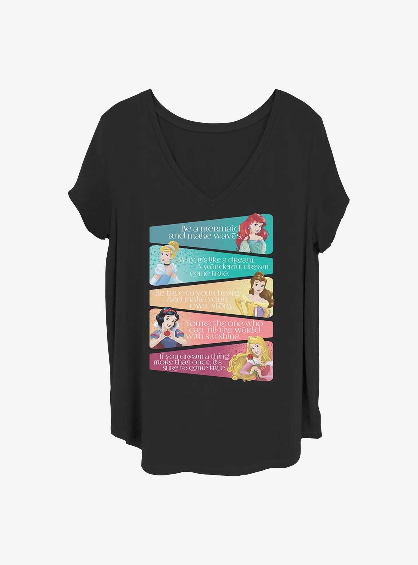 Disney Princesses Unique Girls T-Shirt Plus Size