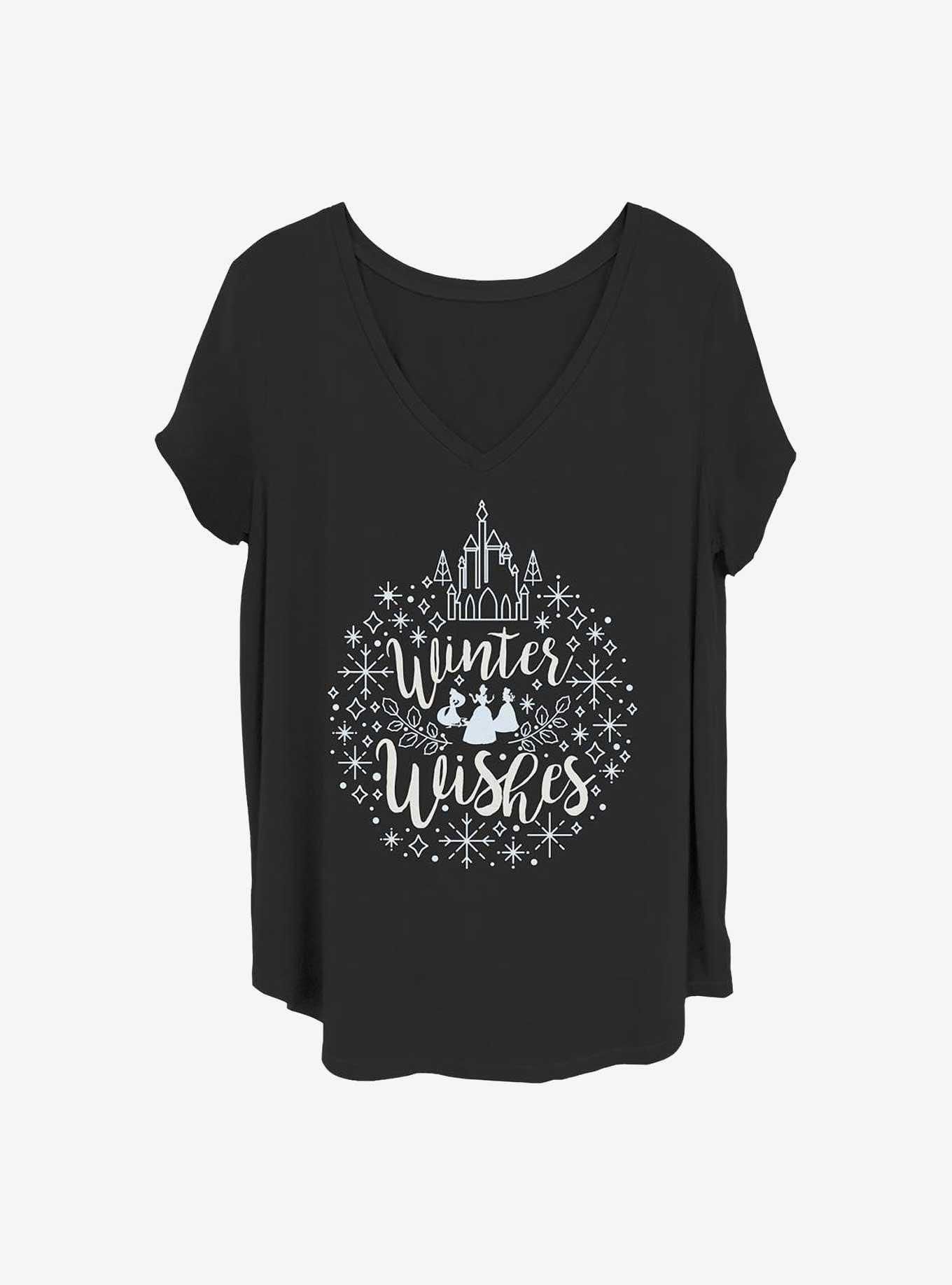 Disney Princesses Winter Princess Girls T-Shirt Plus Size, , hi-res