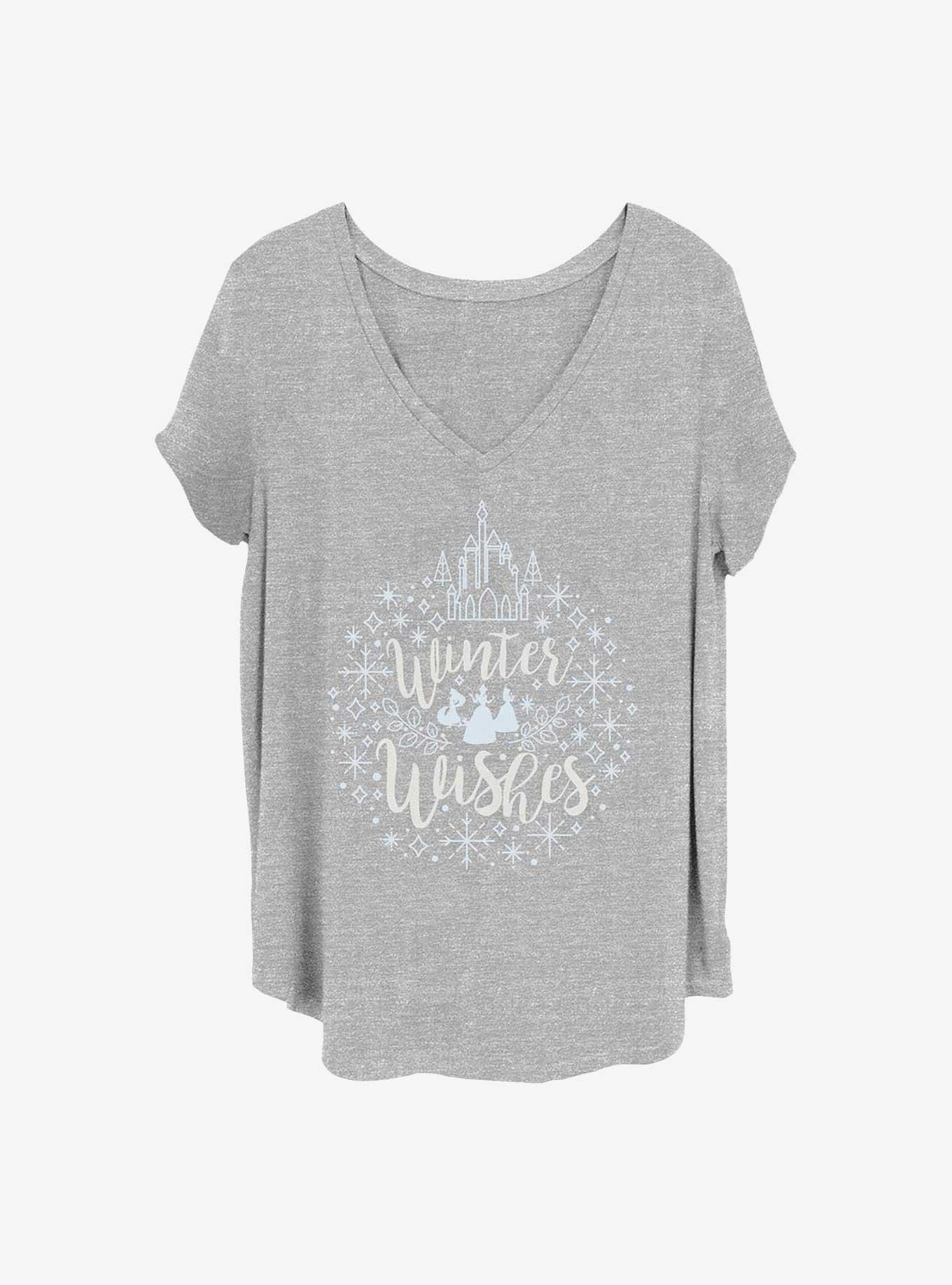 Disney Princesses Winter Princess Girls T-Shirt Plus Size, , hi-res
