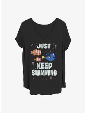 Disney Pixar Finding Nemo Just Swimming Girls T-Shirt Plus Size, , hi-res