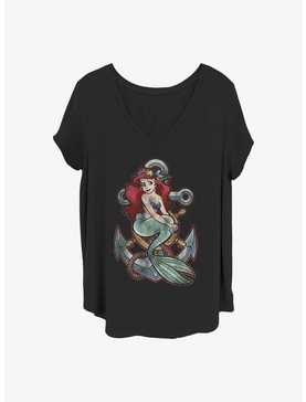 Disney The Little Mermaid Anchor Girls T-Shirt Plus Size, , hi-res