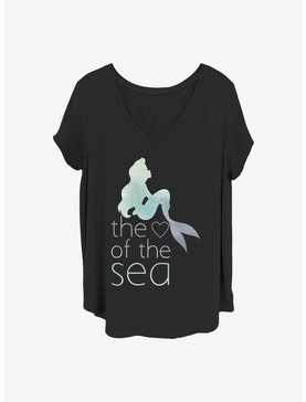 Disney The Little Mermaid Heart Of The Sea Girls T-Shirt Plus Size, , hi-res