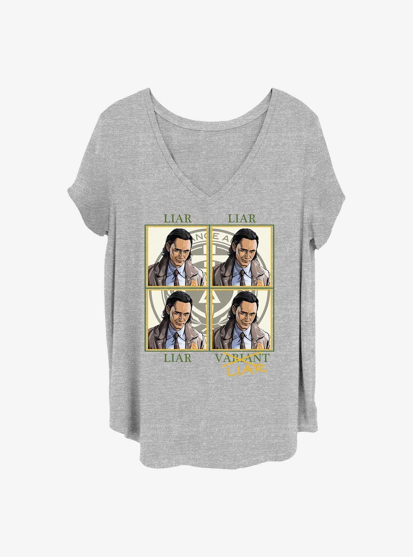 Marvel Loki Liar Or Variant Girls T-Shirt Plus