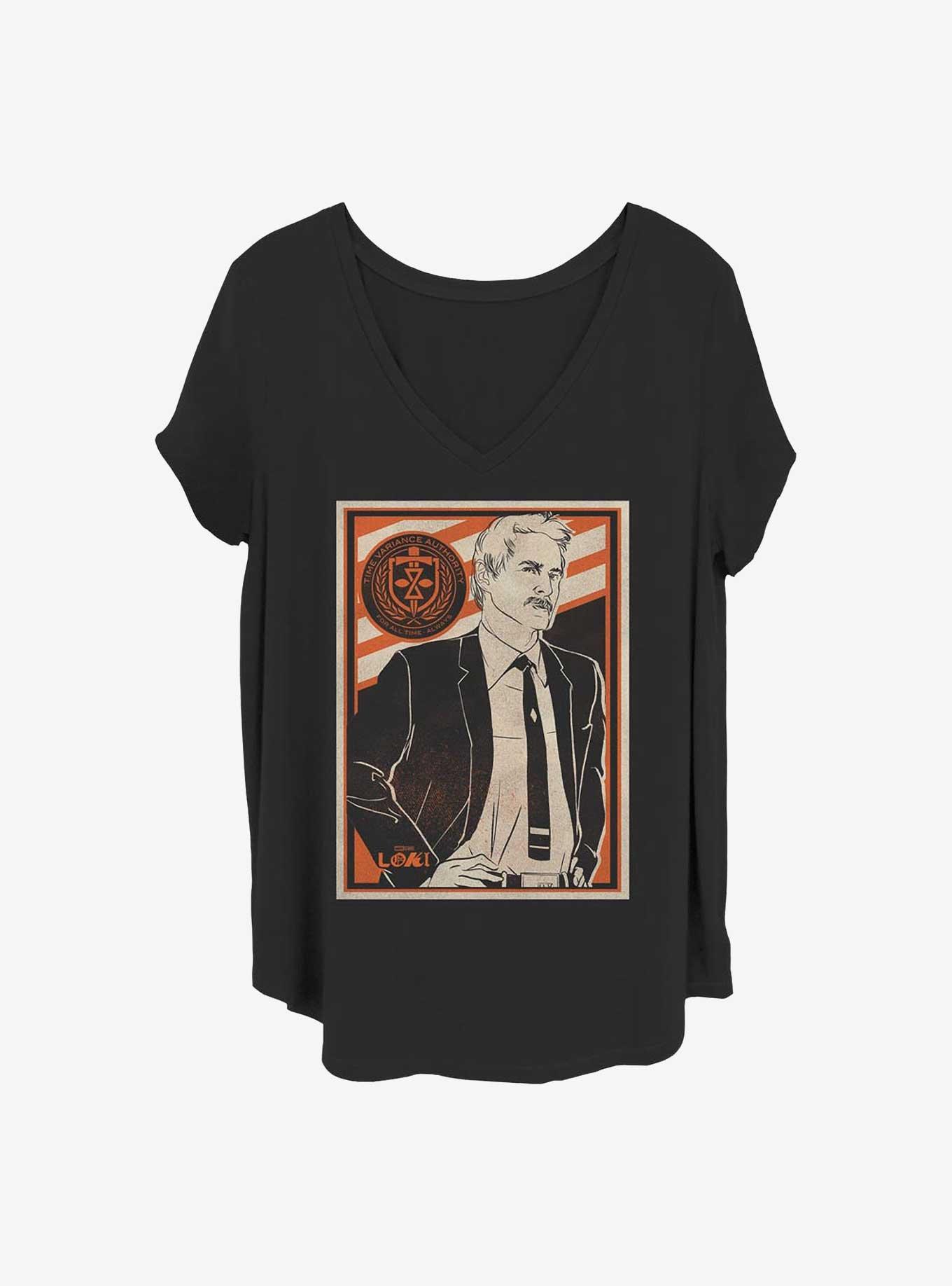 Marvel Loki Mobius Girls T-Shirt Plus Size