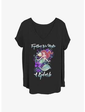 Disney The Little Mermaid Make A Splash Girls T-Shirt Plus Size, , hi-res