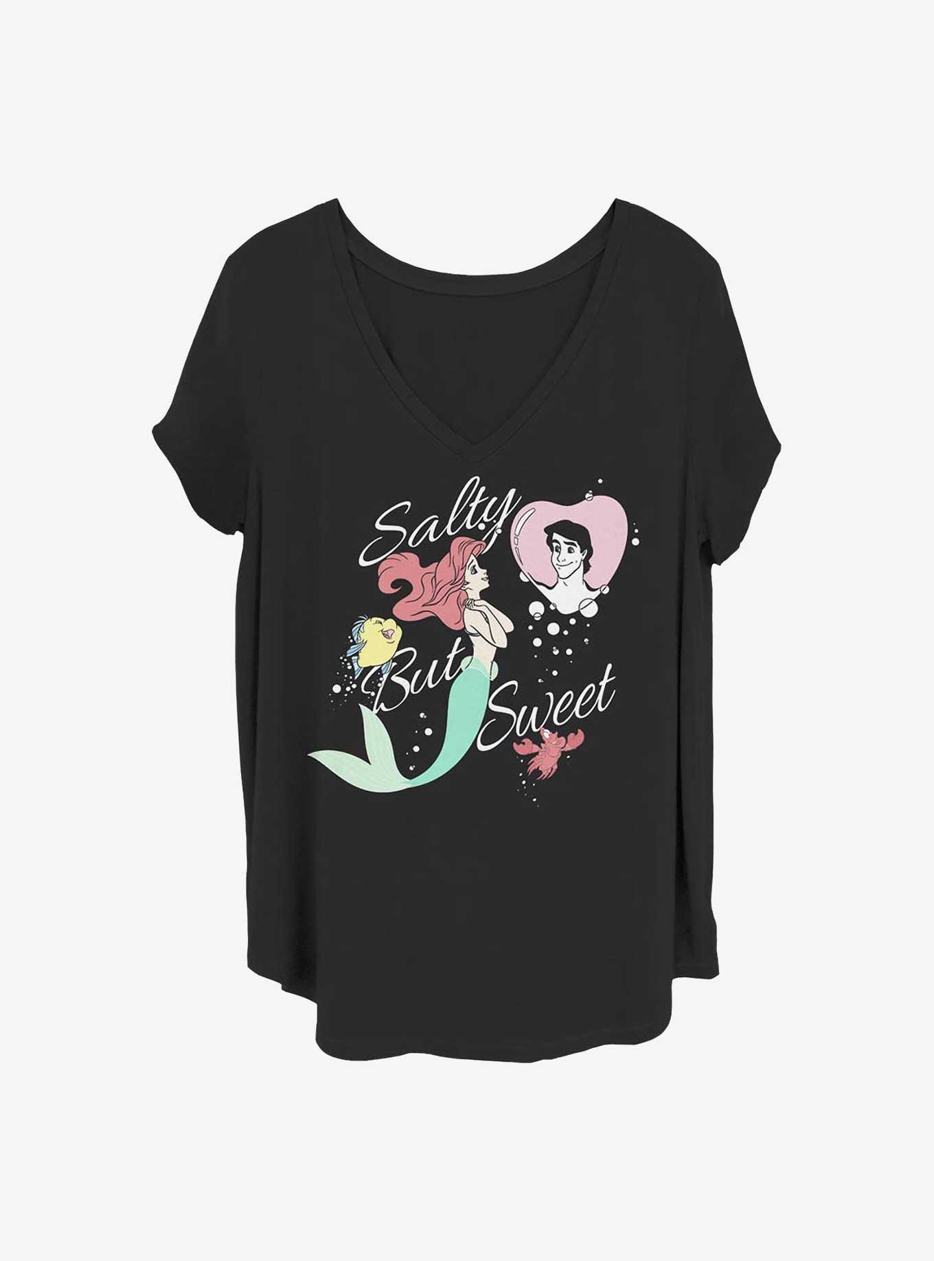 Disney The Little Mermaid Salty But Sweet Girls T-Shirt Plus