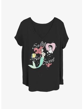 Disney The Little Mermaid Salty But Sweet Girls T-Shirt Plus Size, , hi-res