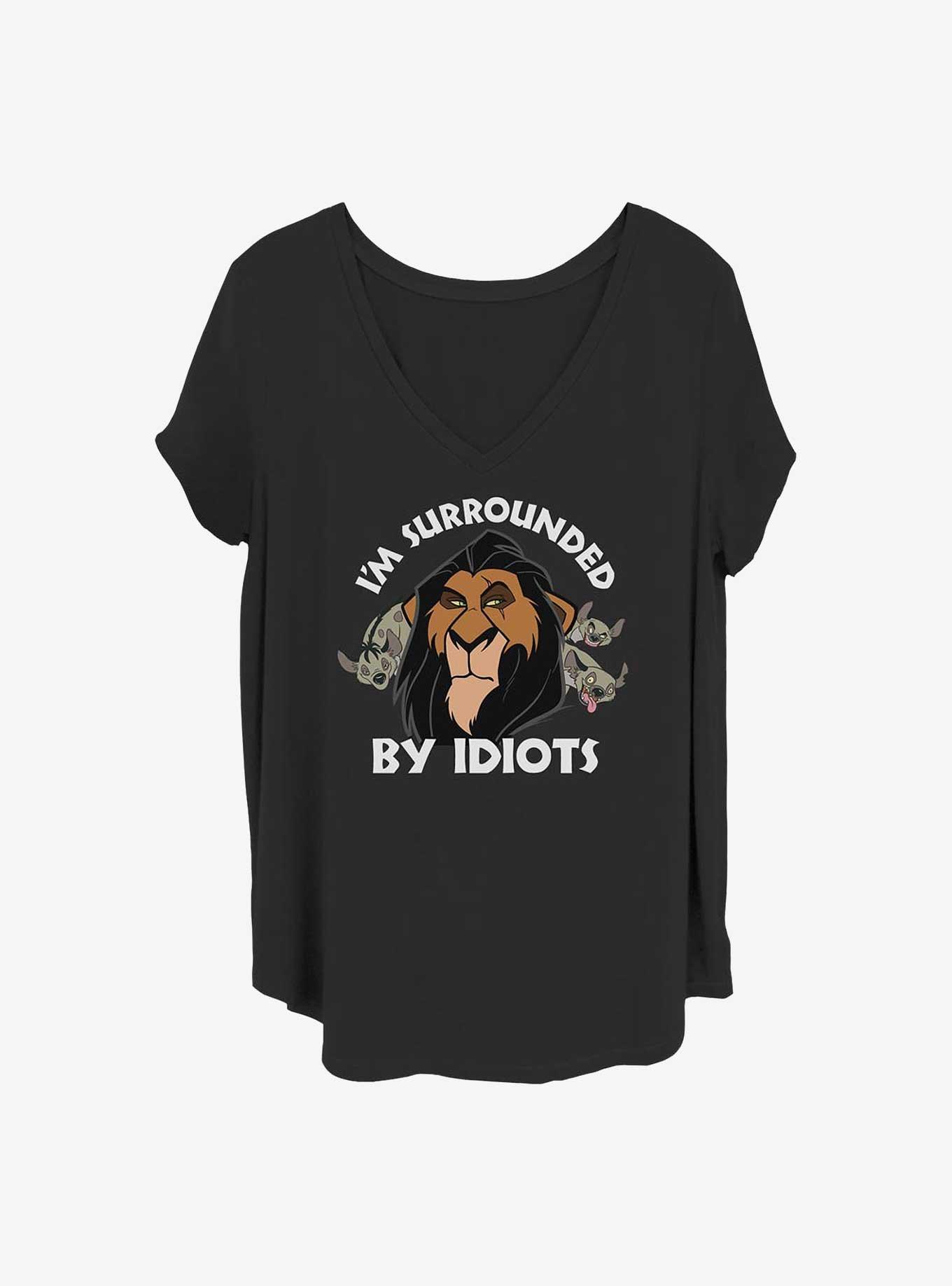Disney The Lion King Surly Scar Girls T-Shirt Plus Size, , hi-res