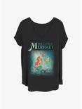 Disney The Little Mermaid Trio Girls T-Shirt Plus Size, BLACK, hi-res