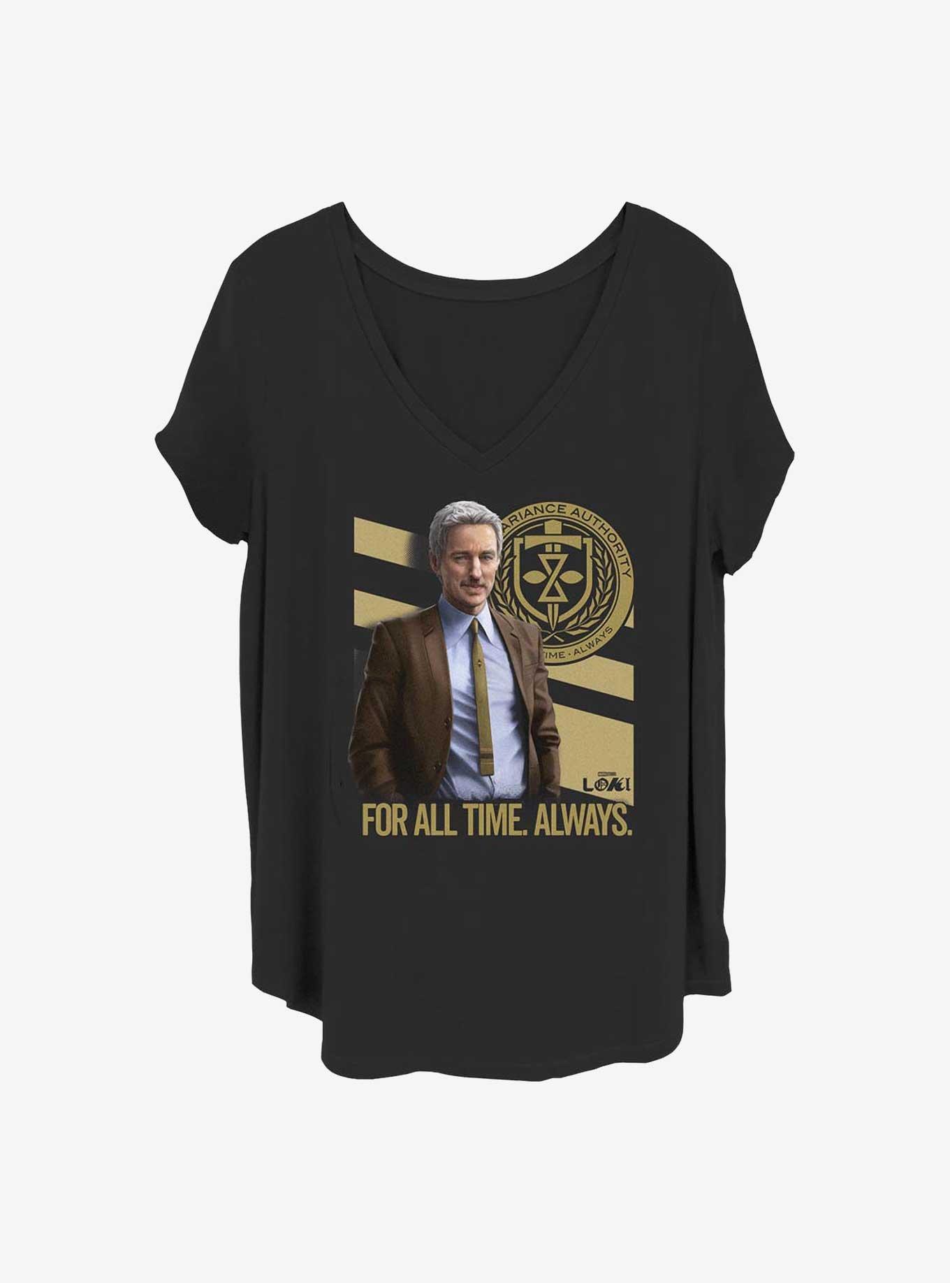 Marvel Loki Mobius Of Time Girls T-Shirt Plus Size, BLACK, hi-res