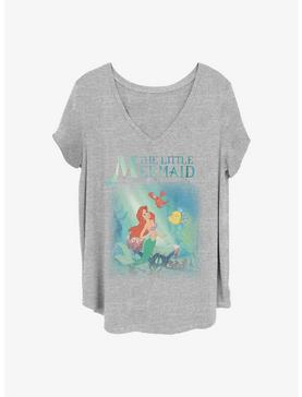 Disney The Little Mermaid Trio Girls T-Shirt Plus Size, HEATHER GR, hi-res