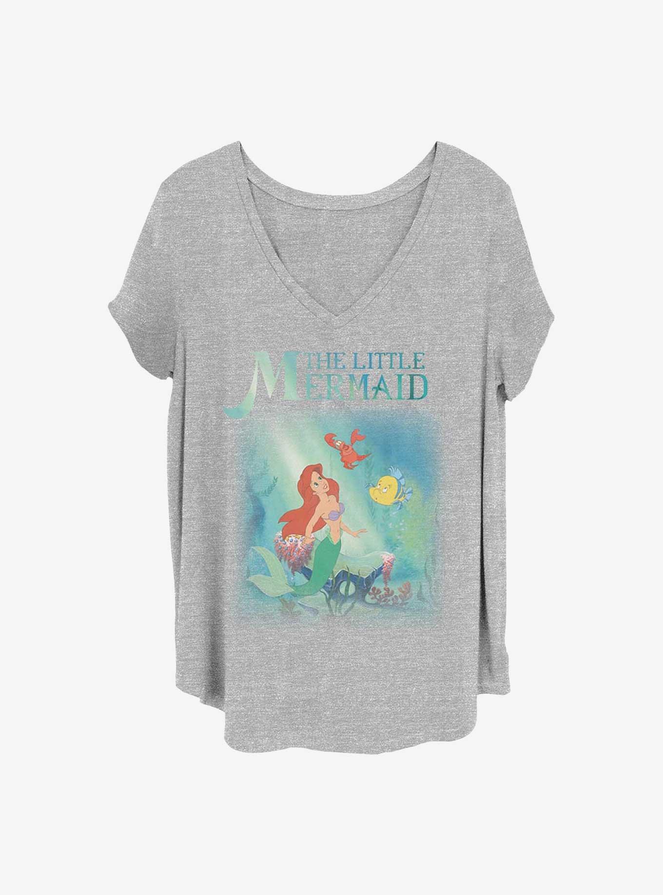 Disney The Little Mermaid Trio Girls T-Shirt Plus Size, , hi-res