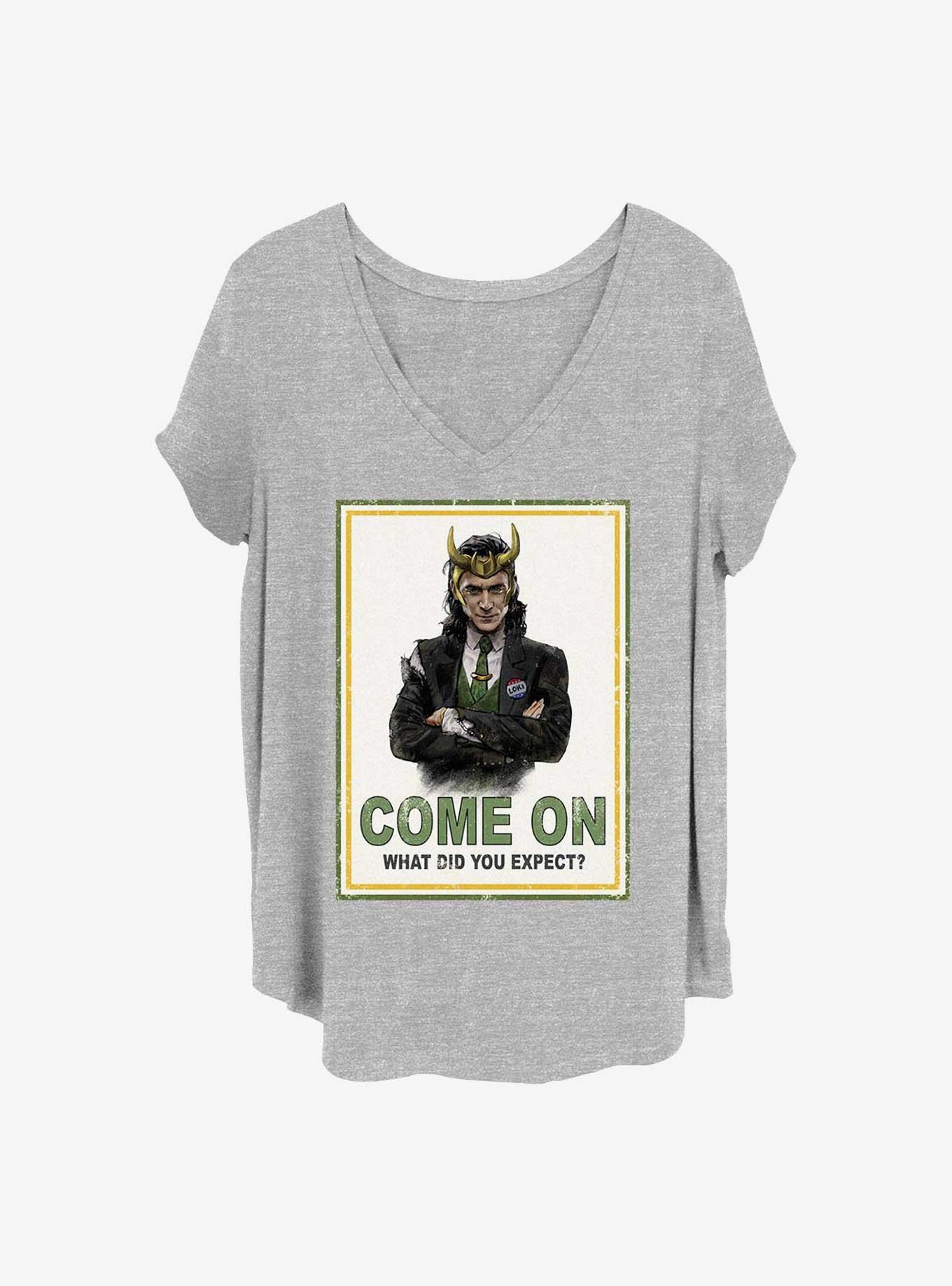 Marvel Loki President Girls T-Shirt Plus