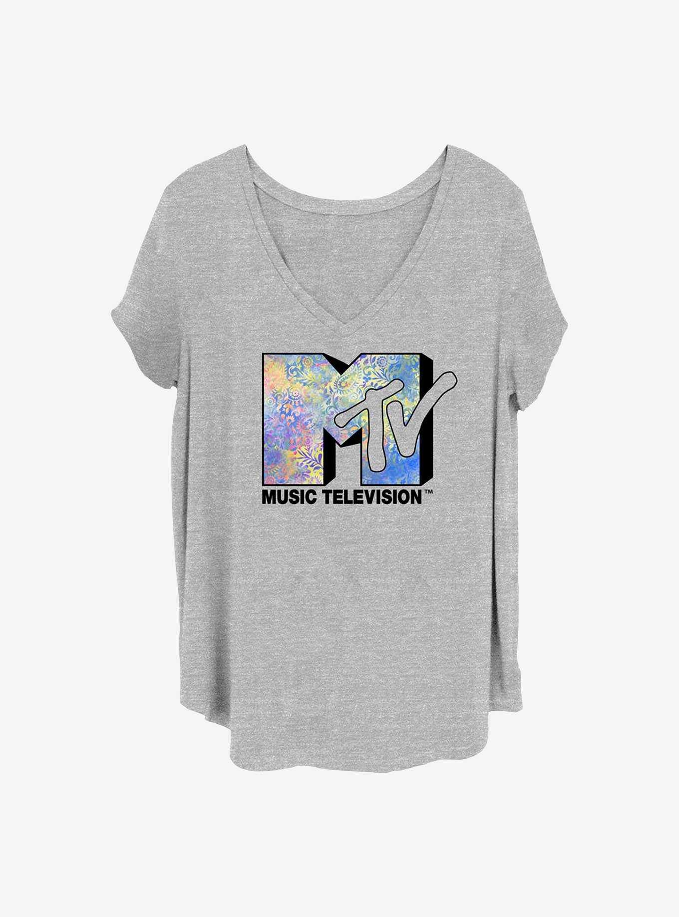 MTV Paisley MTV Watercolor Girls T-Shirt Plus Size, , hi-res