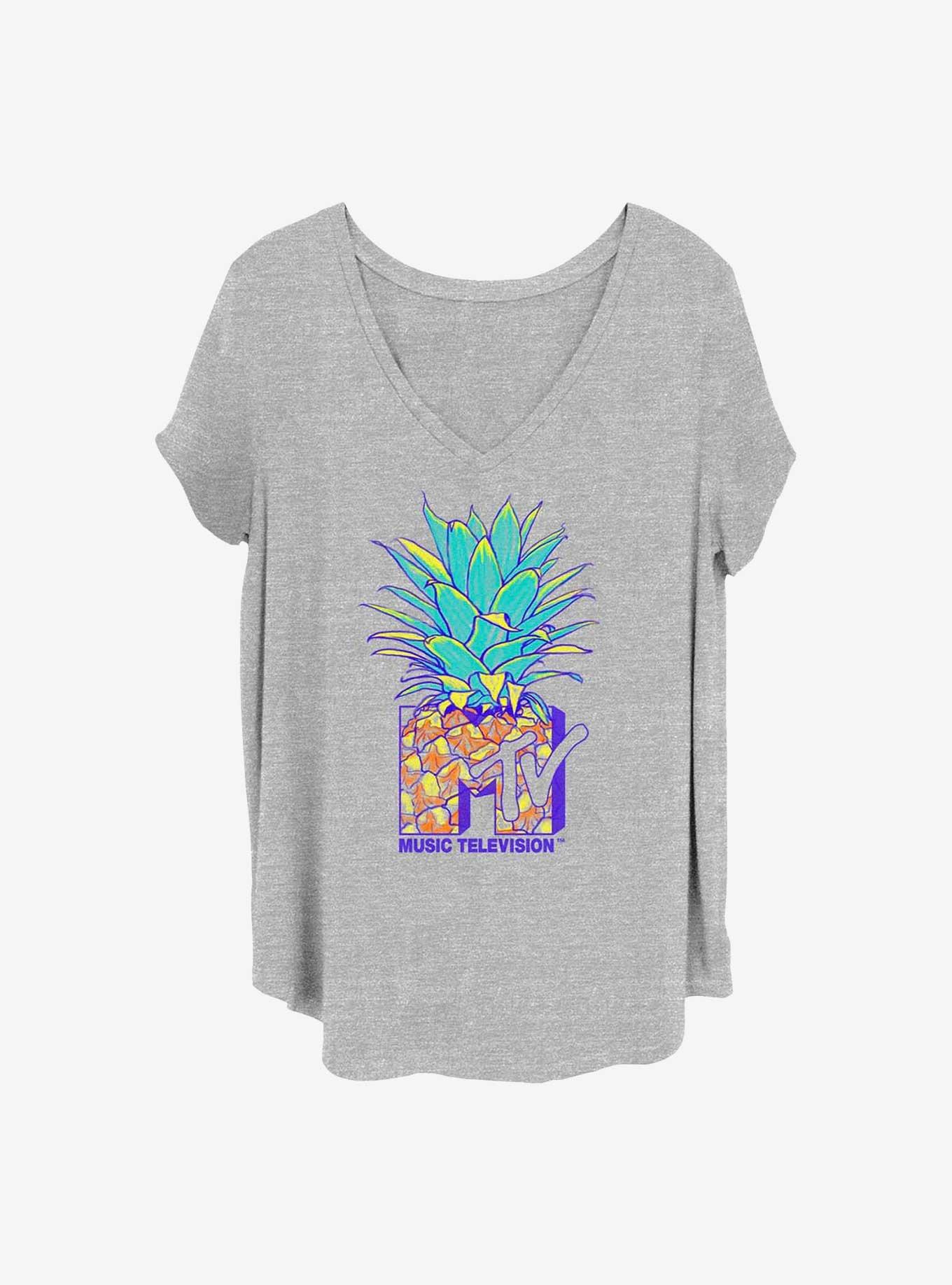 MTV Summer Tv Girls T-Shirt Plus Size, HEATHER GR, hi-res