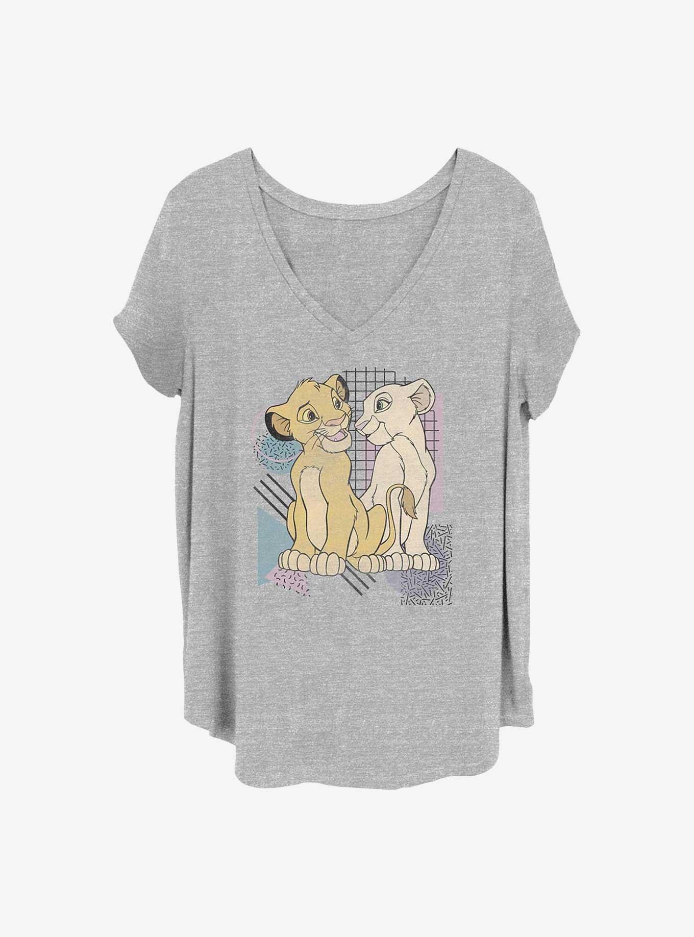 Disney The Lion King Young Cubs Girls T-Shirt Plus Size, HEATHER GR, hi-res