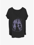 Disney Maleficent Bone Heart Girls T-Shirt Plus Size, BLACK, hi-res