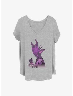Disney Maleficent Shadow Girls T-Shirt Plus Size, HEATHER GR, hi-res