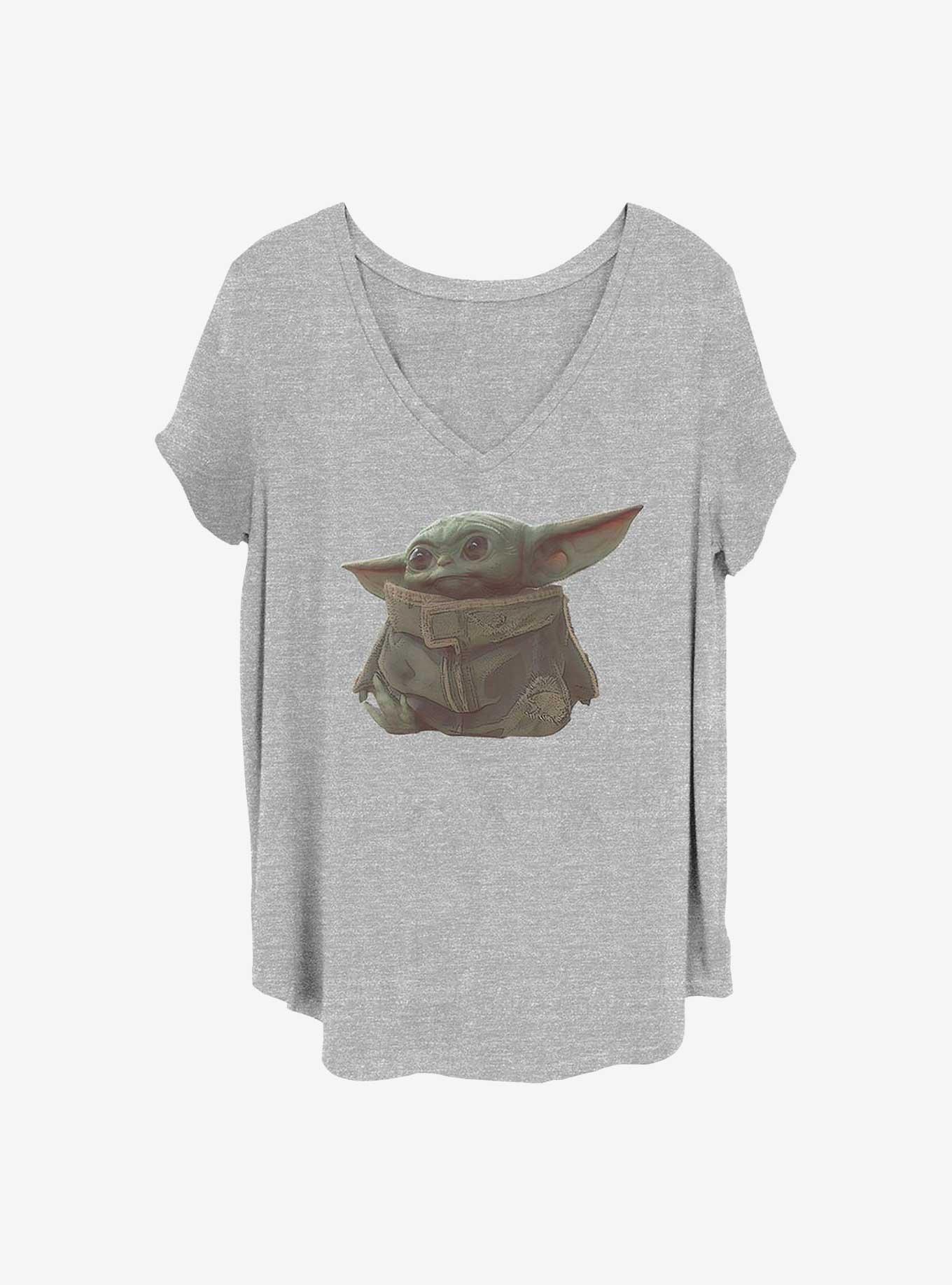 Star Wars The Mandalorian Baby Grogu Girls T-Shirt Plus Size, HEATHER GR, hi-res