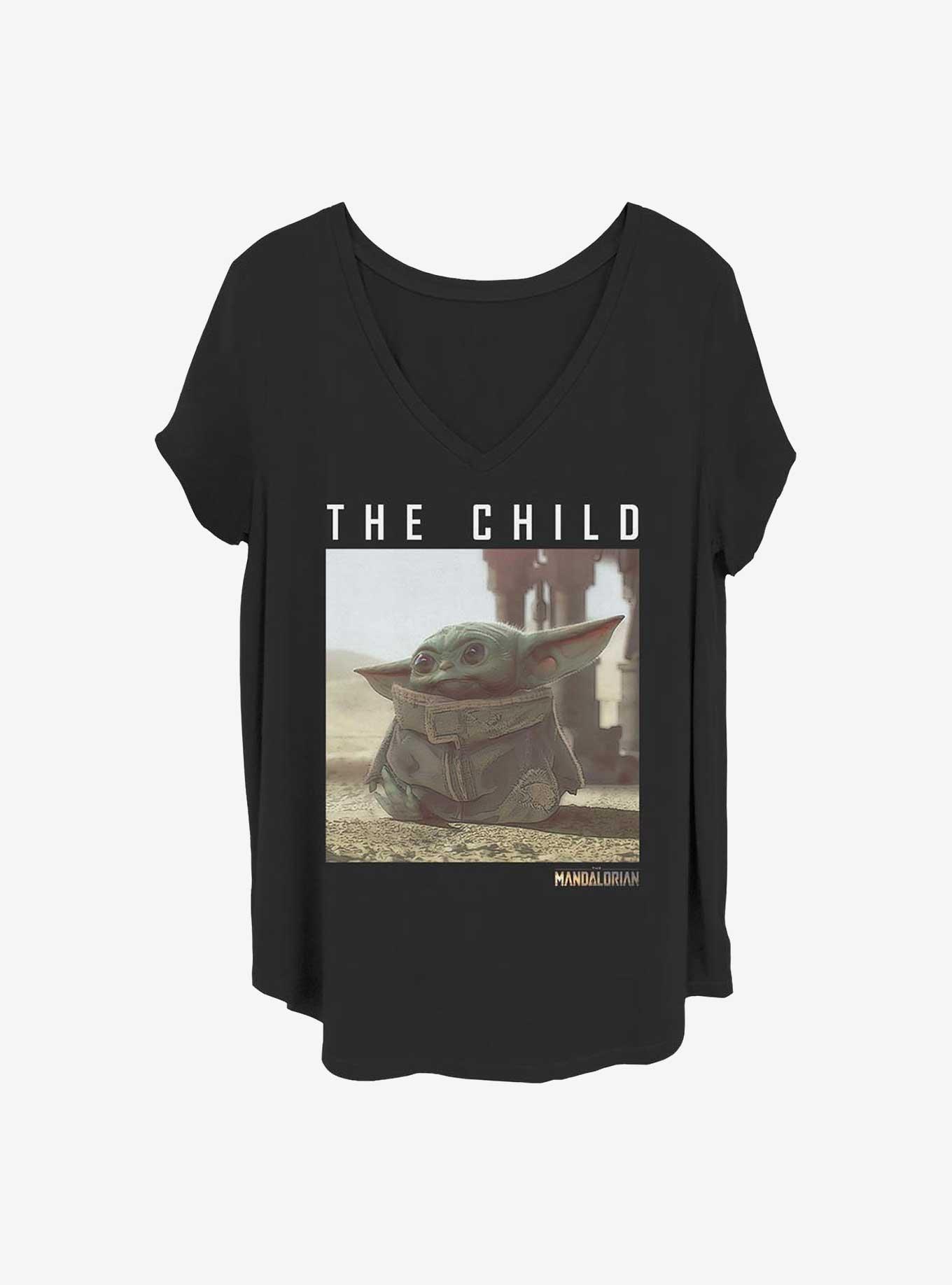 Star Wars The Mandalorian Green Child Girls T-Shirt Plus Size, , hi-res