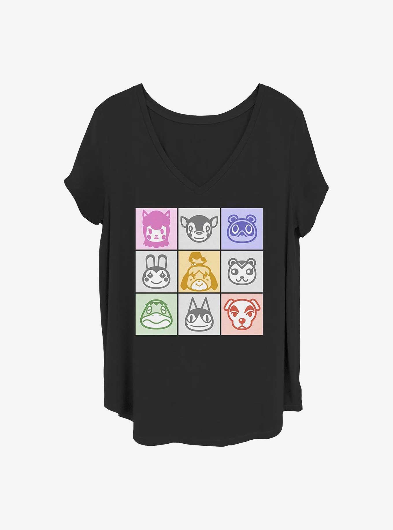 Nintendo Animal Stamps Girls T-Shirt Plus Size, , hi-res