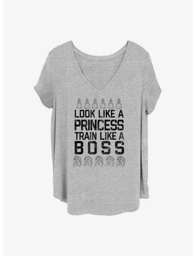 Nintendo Boss Princess  Girls T-Shirt Plus Size, HEATHER GR, hi-res