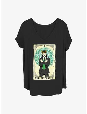 Marvel Loki Trickster Tarot Girls T-Shirt Plus Size, , hi-res