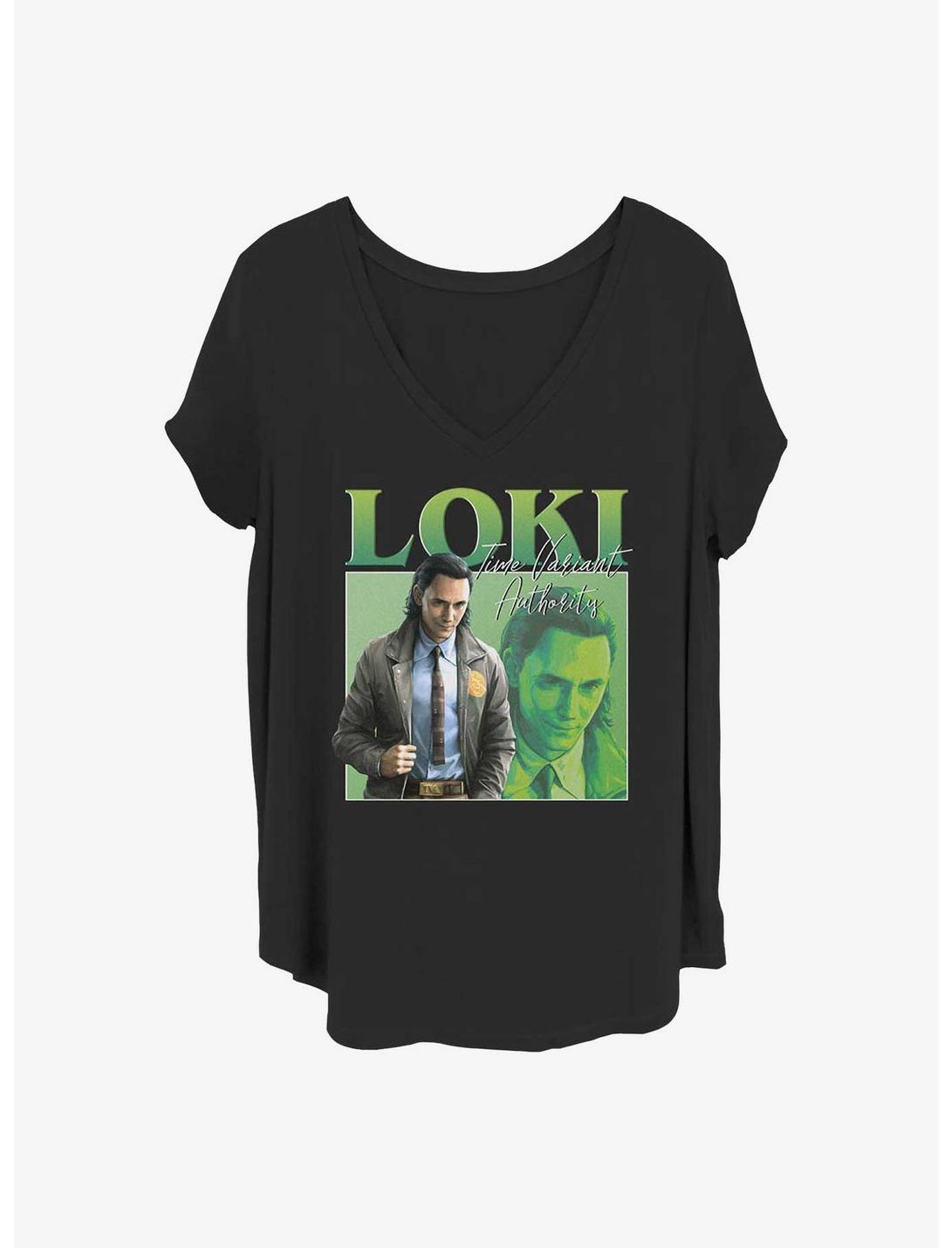 Marvel Loki TVA Loki Girls T-Shirt Plus Size, BLACK, hi-res