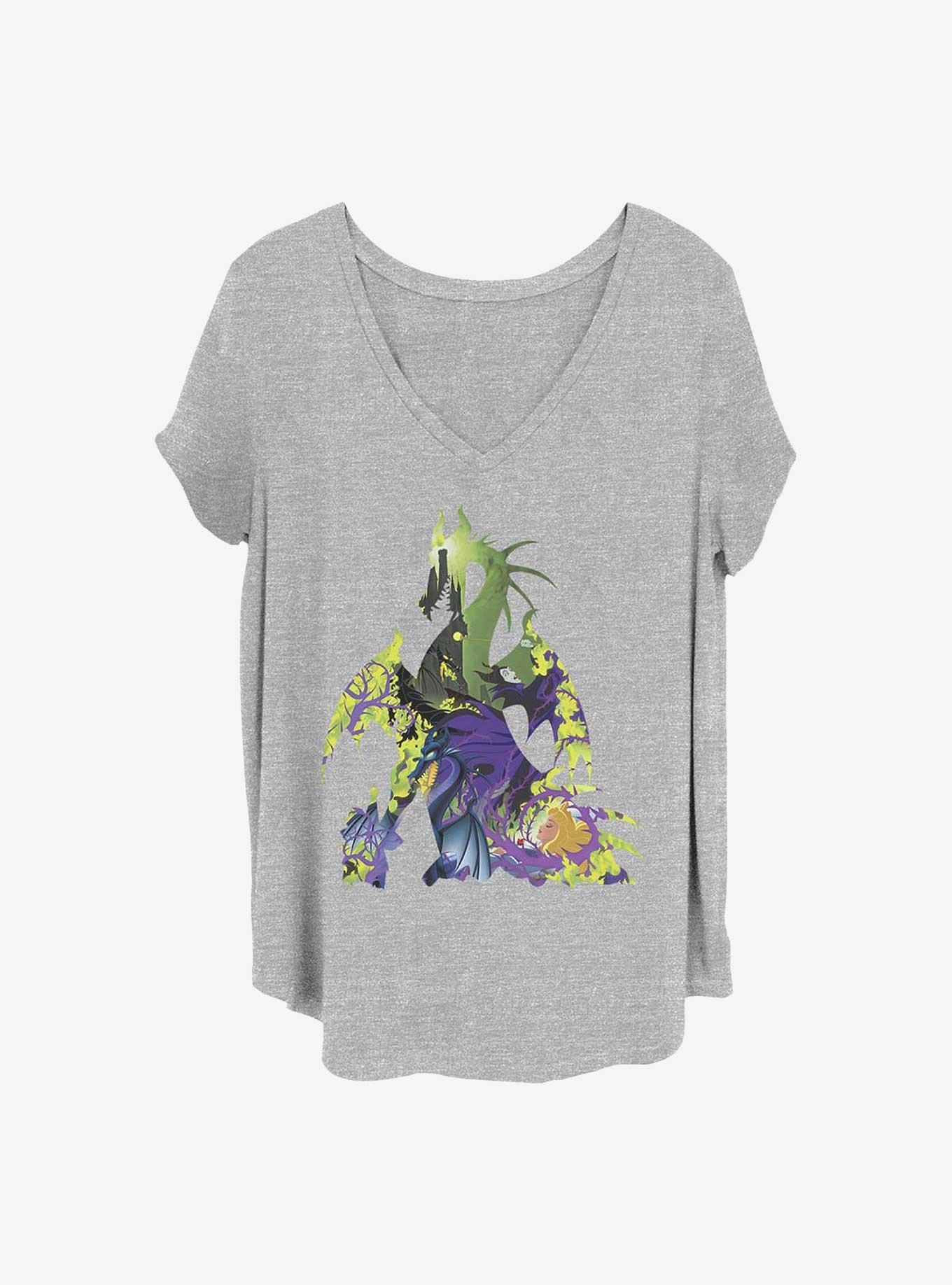 Disney Sleeping Beauty Dragon Form Girls T-Shirt Plus Size, , hi-res