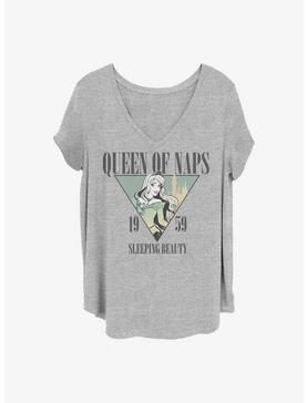 Disney Sleeping Beauty Queen Of Naps Girls T-Shirt Plus Size, HEATHER GR, hi-res