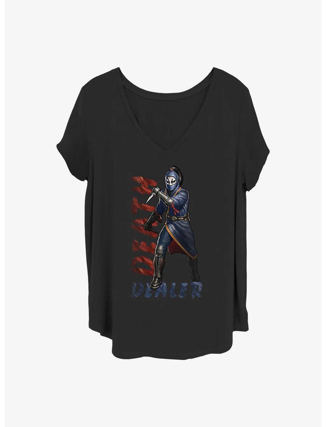 Marvel Shang-Chi and the Legend of the Ten Rings Dealt Death Girls T-Shirt Plus Size, BLACK, hi-res