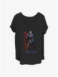 Marvel Shang-Chi and the Legend of the Ten Rings Dealt Death Girls T-Shirt Plus Size, BLACK, hi-res