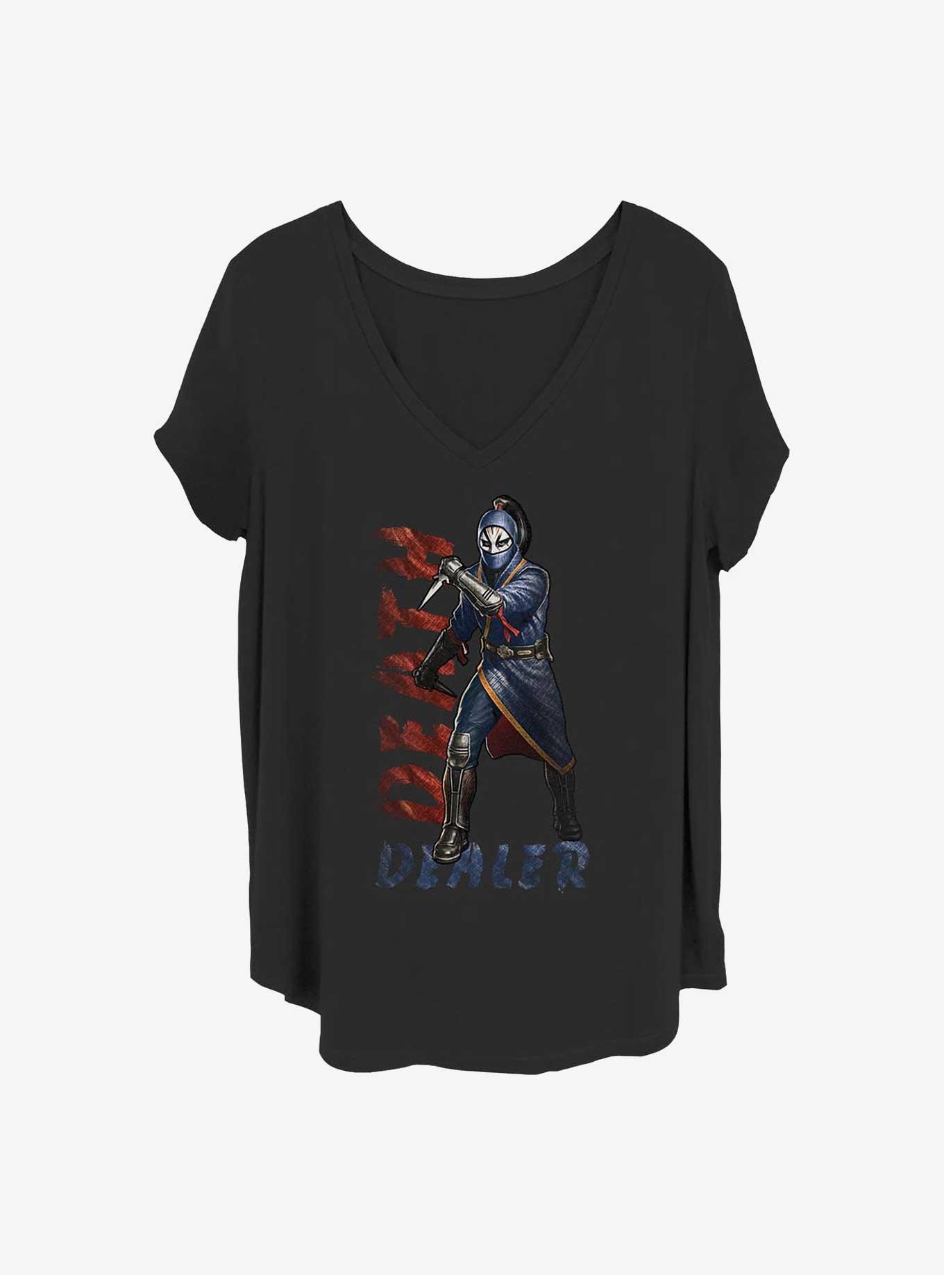Marvel Shang-Chi and the Legend of the Ten Rings Dealt Death Girls T-Shirt Plus Size, BLACK, hi-res