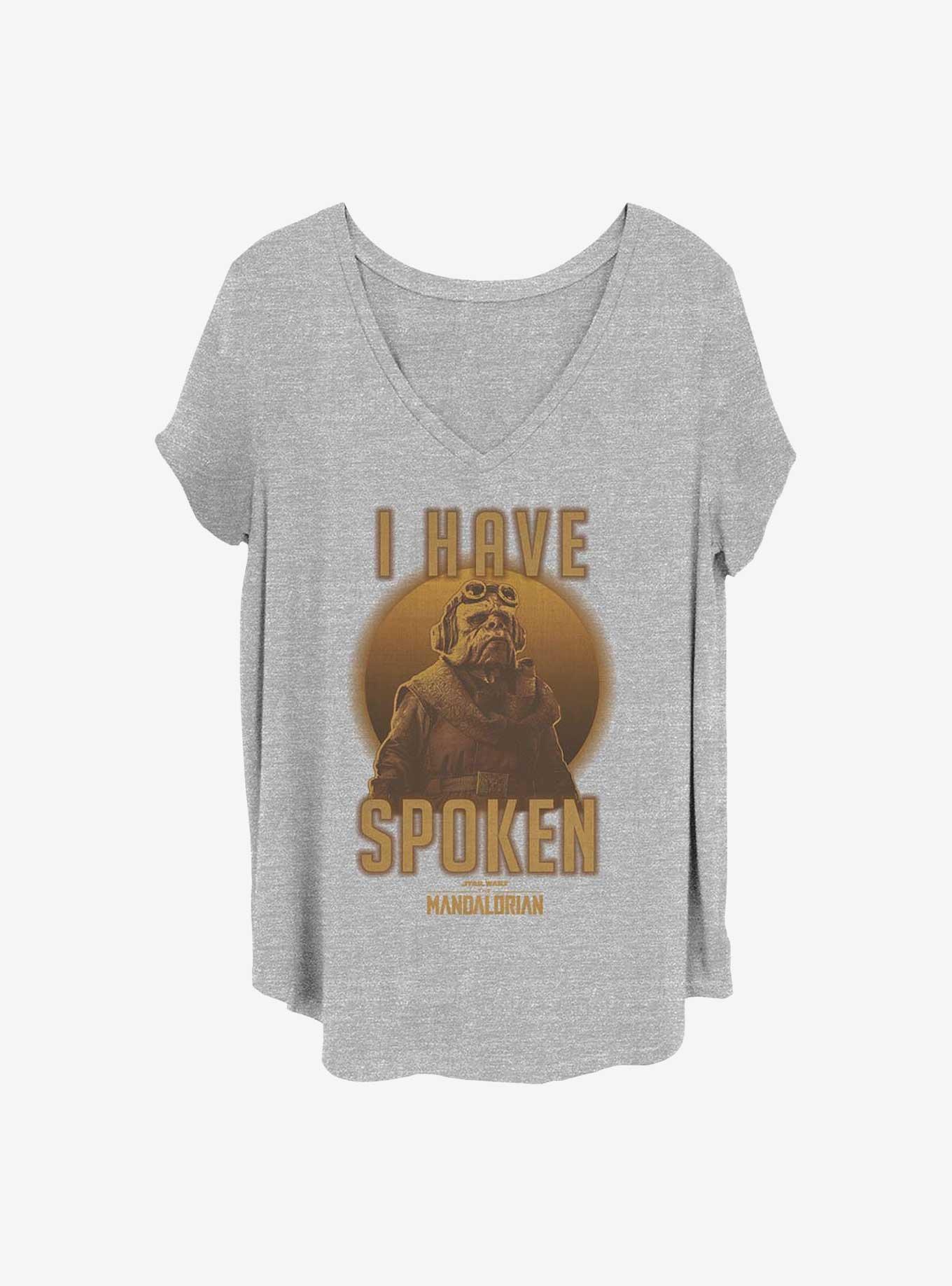 Star Wars The Mandalorian Kuill Has Spoken Girls T-Shirt Plus Size, HEATHER GR, hi-res