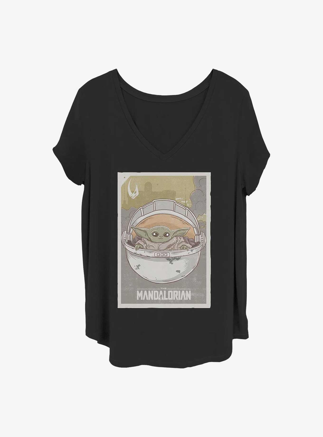 Star Wars The Mandalorian The Child Girls T-Shirt Plus Size, BLACK, hi-res