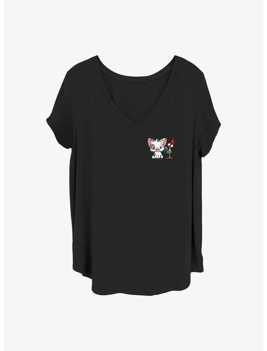 Disney Moana Pals Pocket Girls T-Shirt Plus Size, BLACK, hi-res